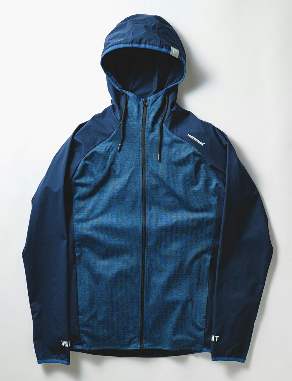 unitement フード付きジャケット Lサイズ ダークブルー　上下セット Cool Feeling Jacketunitement｜Four Seasons Design Lab.