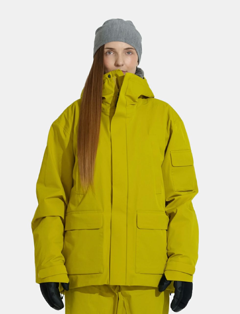 W Padding Urban Park Jacket MUSTARD