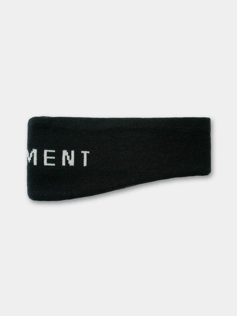 unitement Knit Ear Warmer black