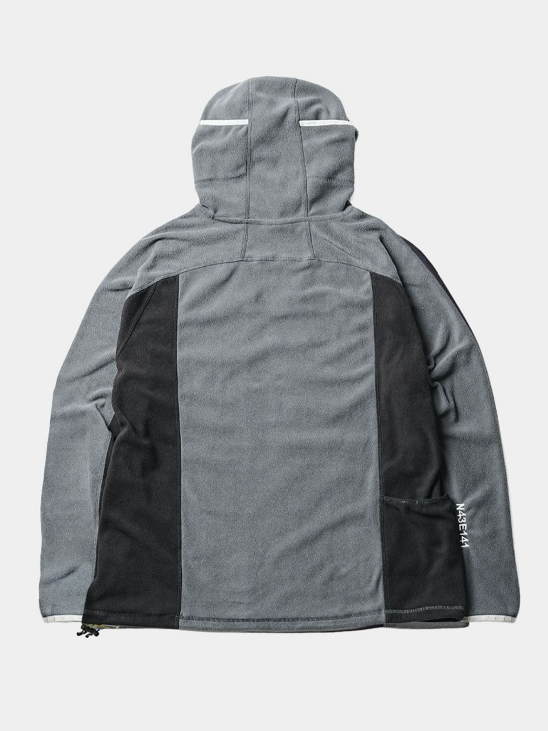 Fleece High Neck Hoodie