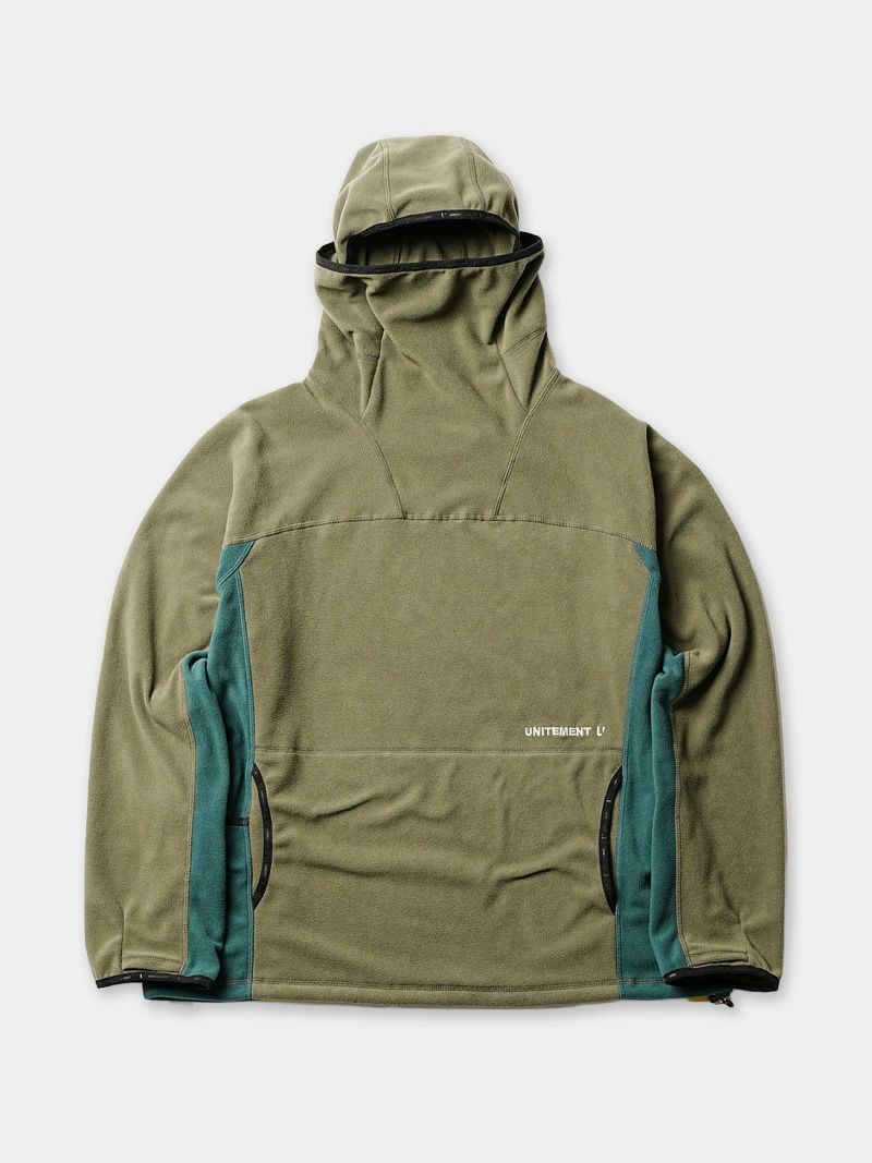 Fleece High Neck Hoodie