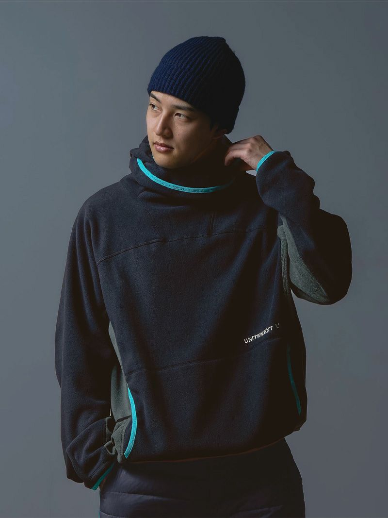 Fleece High Neck Hoodie