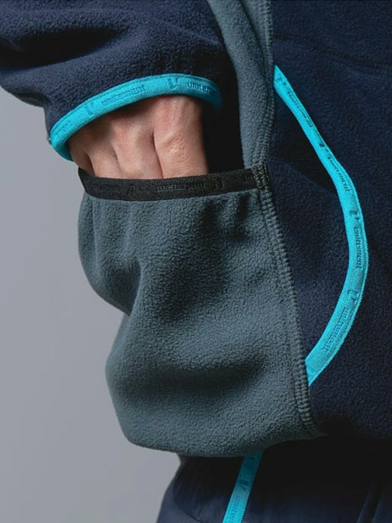 Fleece High Neck Hoodie