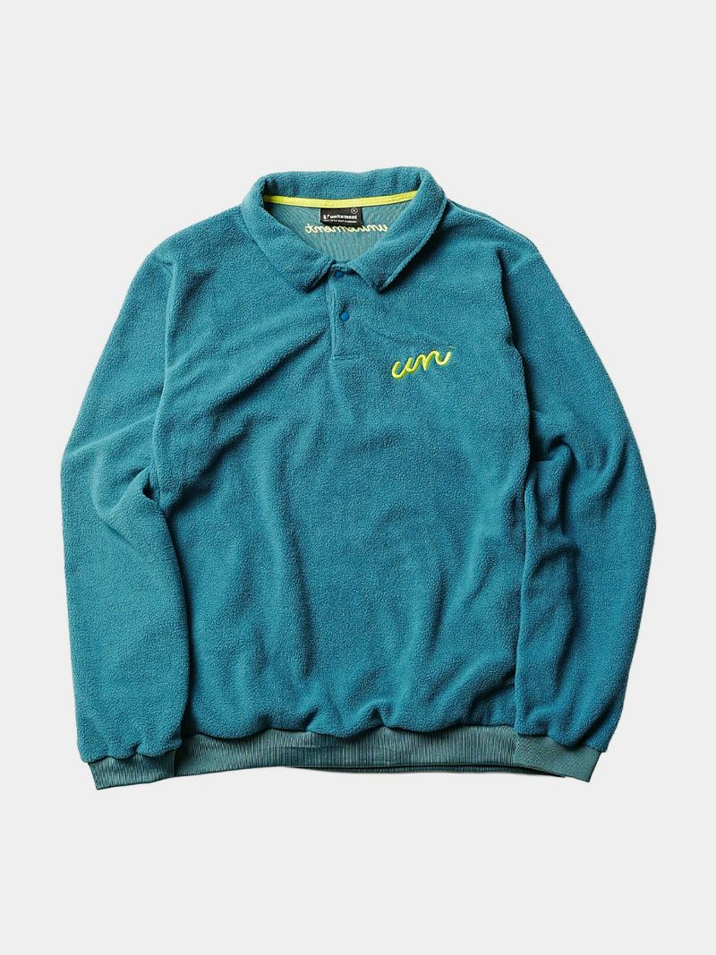 Fleece Polo Pullover