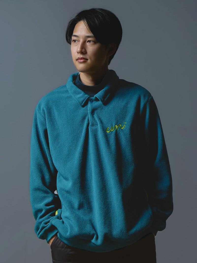 Fleece Polo Pullover