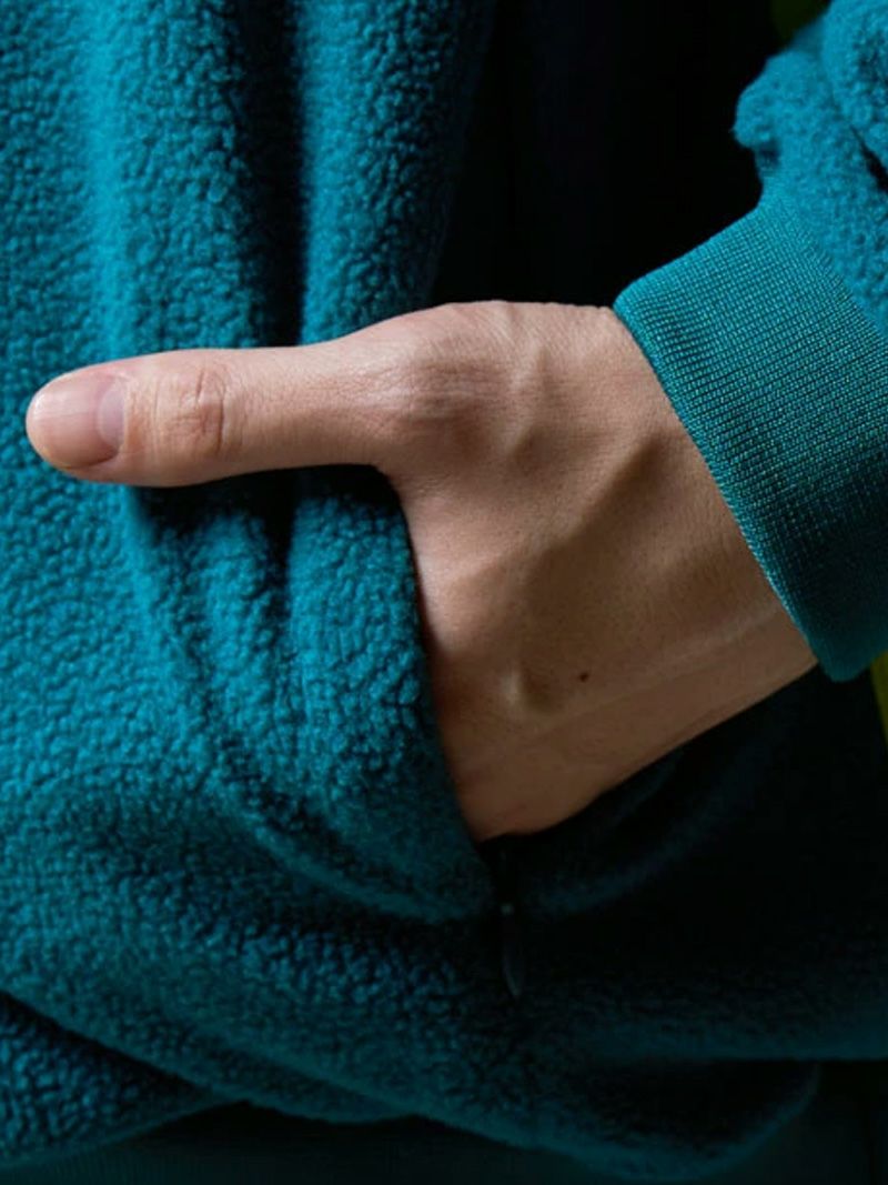 Fleece Polo Pullover